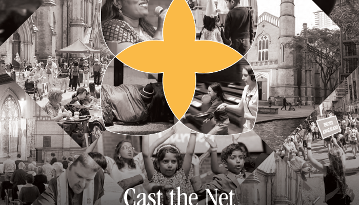 Part of the cover of the Cast the Net final report